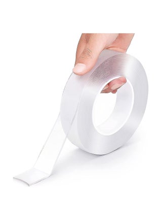 2-Double Sided Tape Heavy Duty Traceless Removable Washable Nano Tape Gel Grip Tape, Reusable Strong Sticky Adhesive Transparent Mounting Tapes 3 m - view 2
