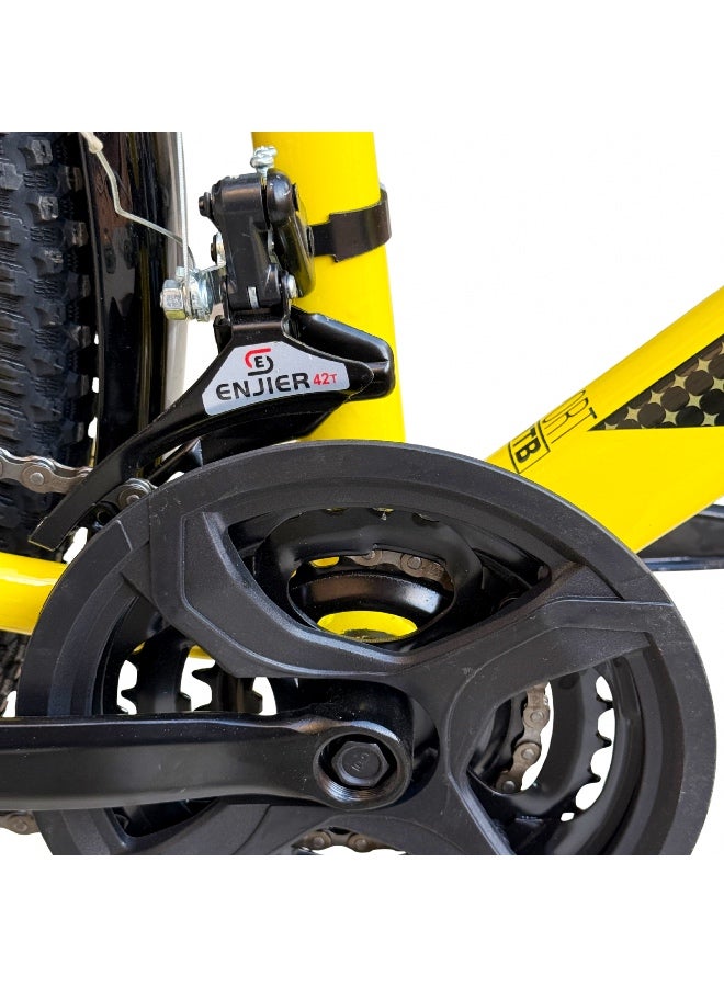 Dragon 26-Inch Multi-Purpose Bicycle with Front Basket & 21-Speed Gears - Image 4