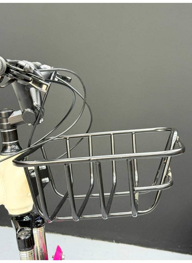 Rocket 26" Mountain & City Bike – 21 Speeds, Front Suspension, Disc Brakes – White & Pink (Fits 150cm to 180cm) - Image 2