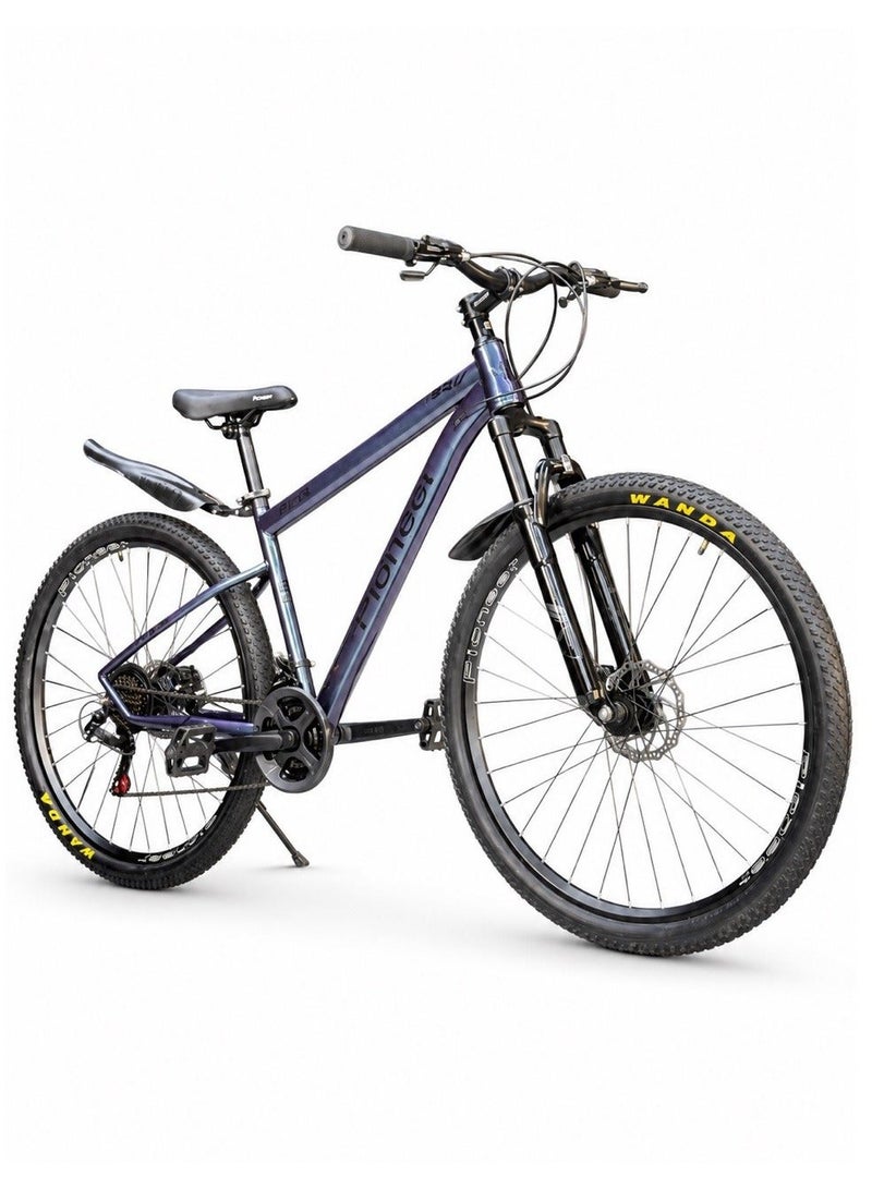 Pioneer 29-Inch Mountain Bike – 21 Speed – Front Suspension – Disc Brakes – Durable Frame – Internal Cable Routing - Image 1