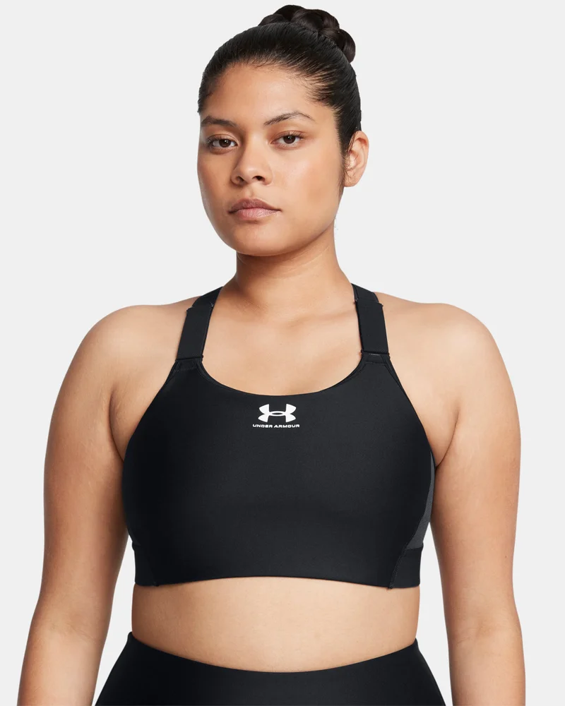 Under Armour Black Women's HeatGear Armour High-Support Training Sports Bra for Women | Best Price UAE