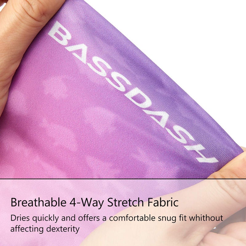 BASSDASH ALTIMATE UPF 50+ Women’s Fishing Gloves UV Sun Protection Fingerless Gloves for Kayaking Paddling Hiking Cycling Driving Shooting Training - Image 4