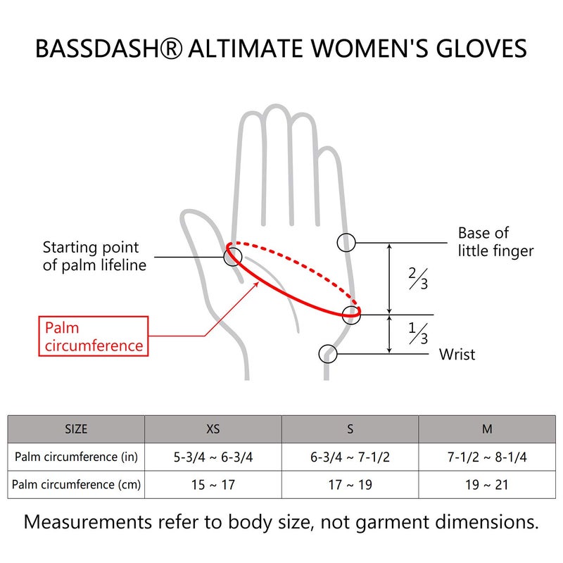 BASSDASH ALTIMATE UPF 50+ Women’s Fishing Gloves UV Sun Protection Fingerless Gloves for Kayaking Paddling Hiking Cycling Driving Shooting Training - Image 2