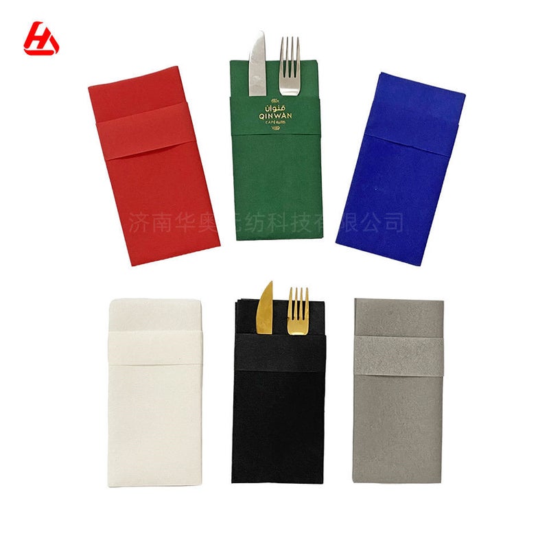 Dinner Napkins, Knife And Fork Covers, Single-Layer Thickened, Multiple Specifications, Wedding Napkins, Dust-Free Paper Napkins - Image 2