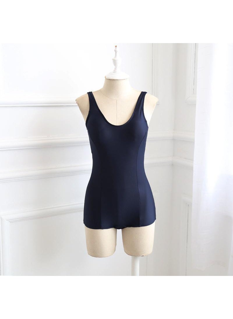 Generic - Slimming One-Piece Swimsuit for Women White polyester - Image 1
