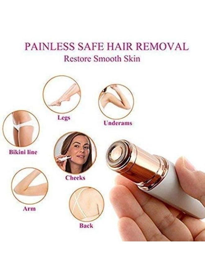 فلوليس مزيل شعر الوجه أبيض/ذهبي - Image 3