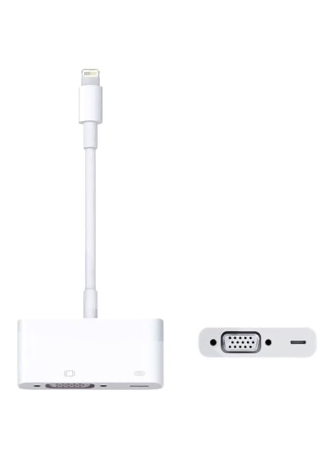 NIBEMINENT Lightning VGA Adapter Cable White