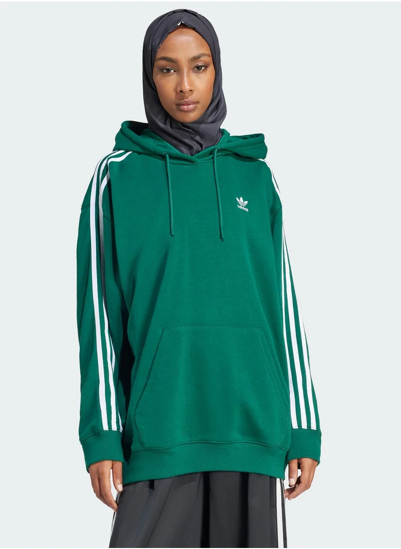 adidas Originals 3 Stripe Oversized Hoodie