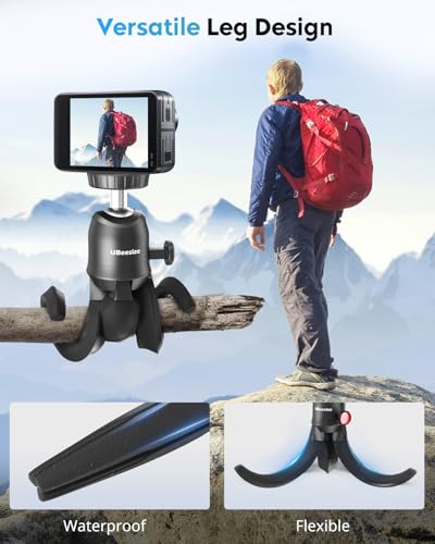 UBeesize Flexible Tripod for iPhone and Samsung with Remote and Phone Holder, Ideal for Video Recording, Vlogging, and Selfies, Compatible with Canon and Sony Cameras - Image 4