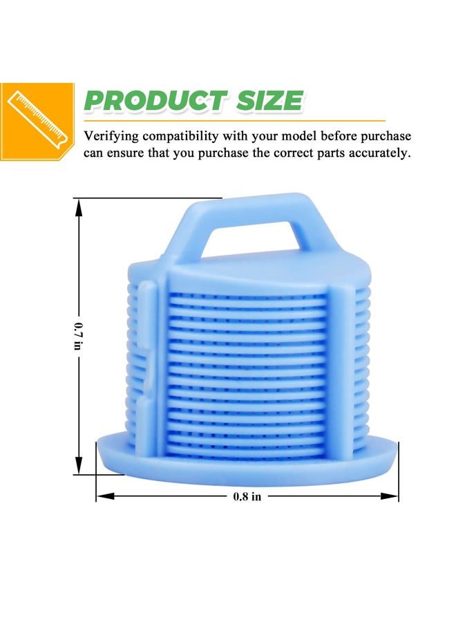 Techecook UPGRADE AGM73269501 Washer Water Inlet Valve Filter Screen - Compatible for LG Kenmore Washing Machine - Replaces 1810261, AP5202486, PS3618281, EAP3618281(4 Pack Washer Inlet Filter) - Image 5