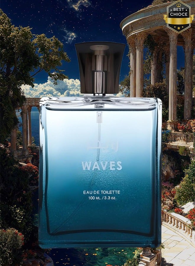 Waves Perfume For Men 100ml EDT - Image 2