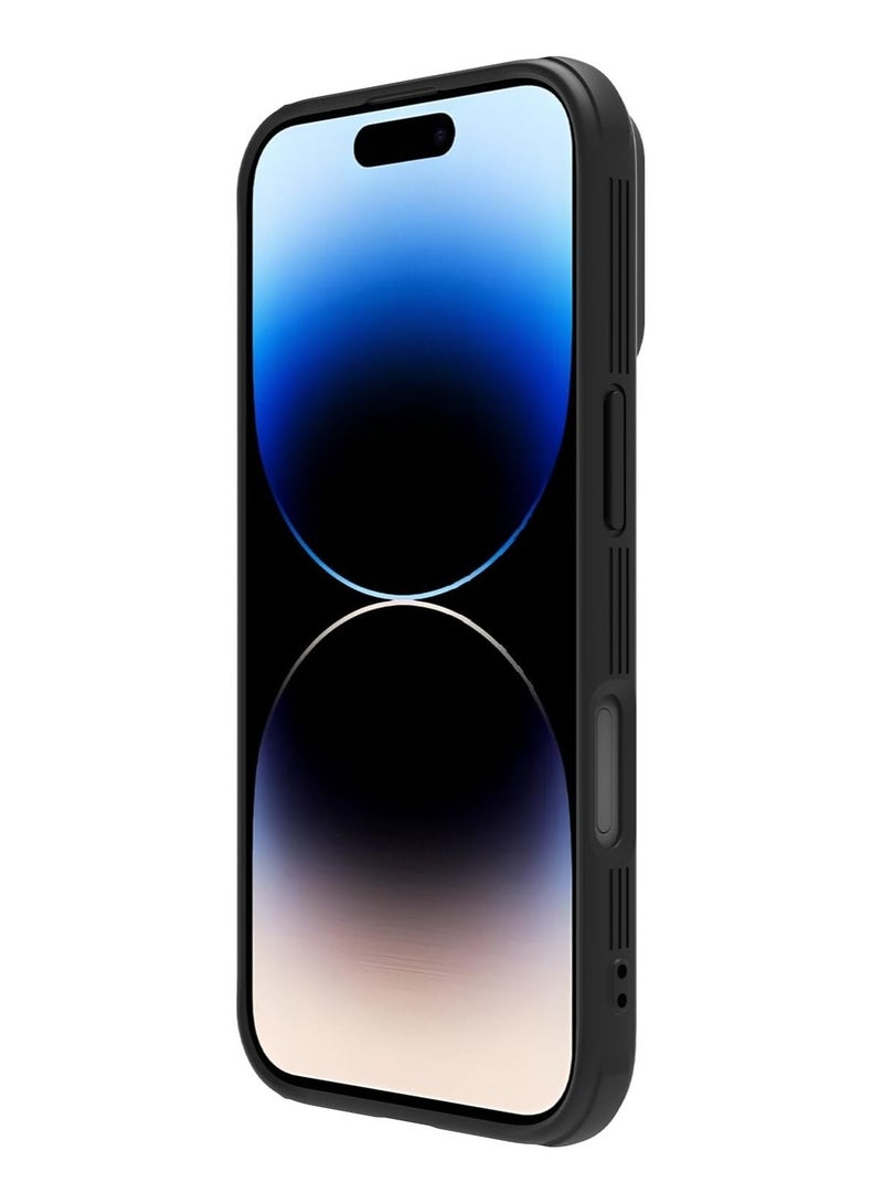 Nillkin CamShield Pro Magnetic Series Cover Case Works with Magsafe Charger And Movable Camera Cover Luxury Design Fits Apple Iphone 16 Pro - Black - Image 4