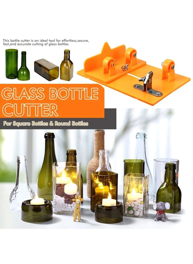 Transparent Plastic Bottle Cutter Tool For Square Round Bottles DIY Craft Home Decor - Image 2