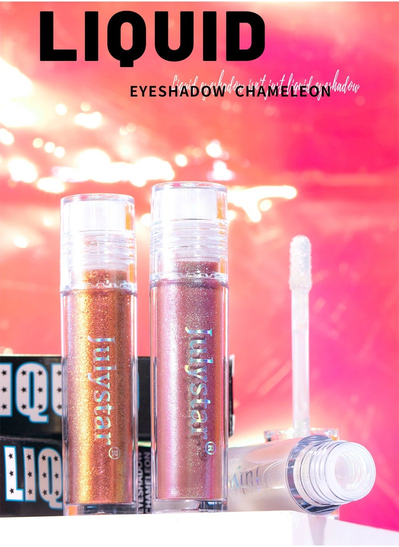 Julystar Liquid Eye Shadow – Long-Lasting, Shimmering Color for Eyes  - Image 5