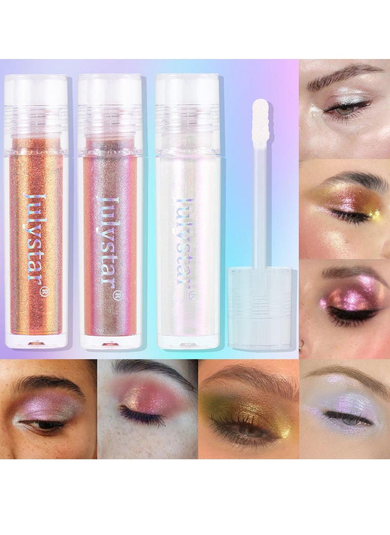 Julystar Liquid Eye Shadow – Long-Lasting, Shimmering Color for Eyes  - Image 4
