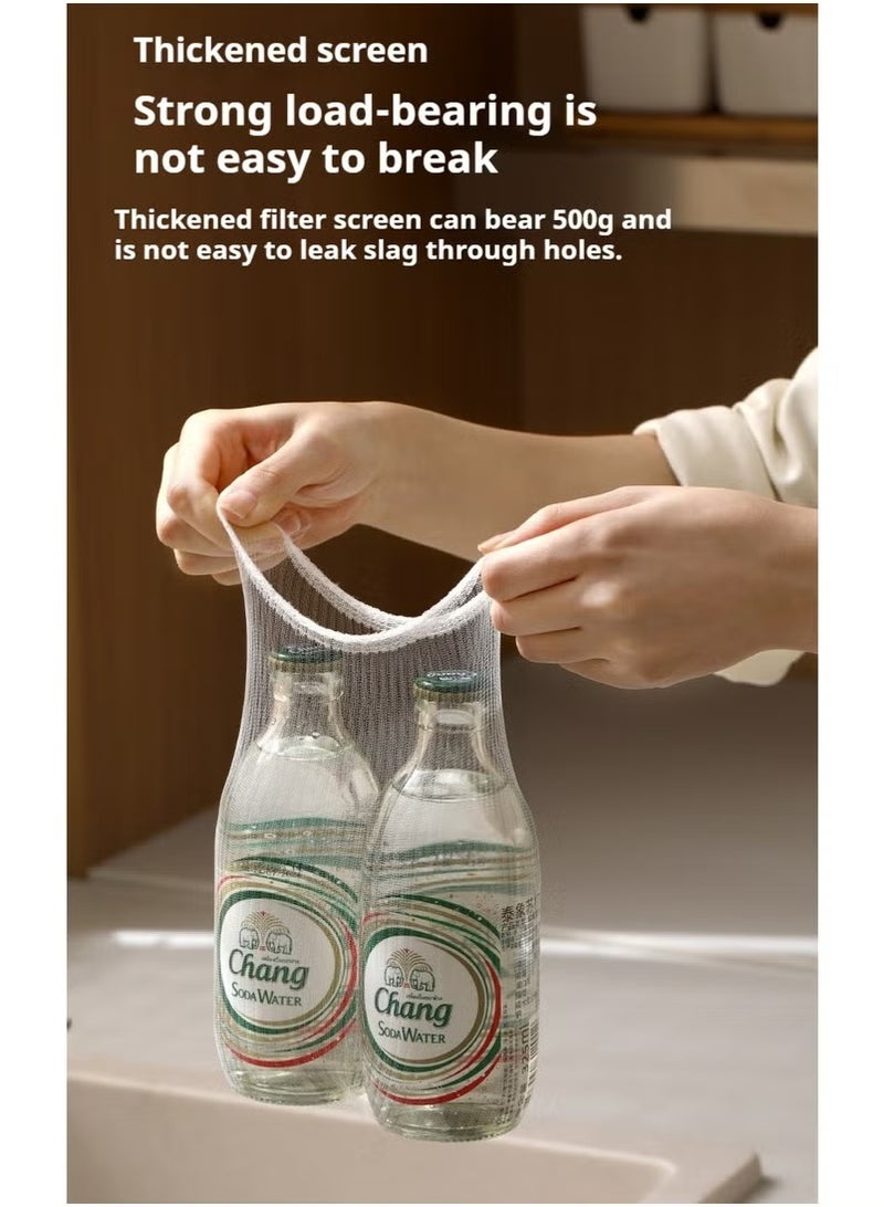 100 Pieces Filters+1 Piece Drain Rack Kitchen Sink Leftovers Disposable Net Bag Kitchen Waste  - Image 2
