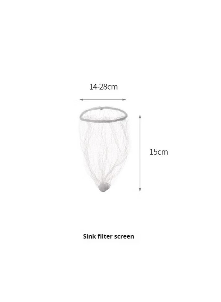 100 Pieces Filters+1 Piece Drain Rack Kitchen Sink Leftovers Disposable Net Bag Kitchen Waste  - Image 5