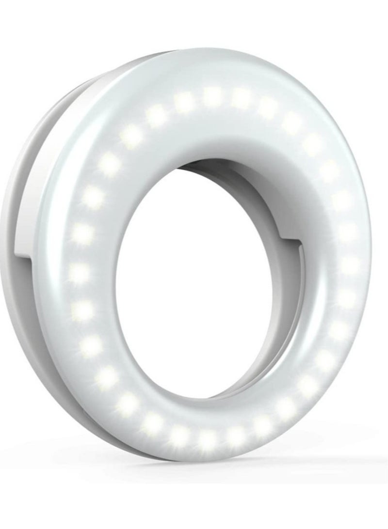 ELTRAZONE Selfie Ring Lights LED Circle  Cell Phone Laptop Camera Photography Video Lighting Clip On Rechargeable - Image 1