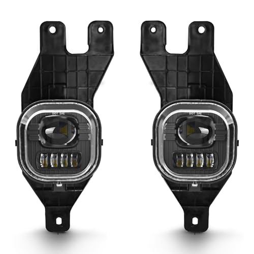SINYATO INDUST Led Fog Lights Compatible With 19992004 Ford F250 F350 Super Duty 20012004 Excursion Front Driving Fog Lamps Assembly Clear Lens DOT Certified 1 Pair - Image 1