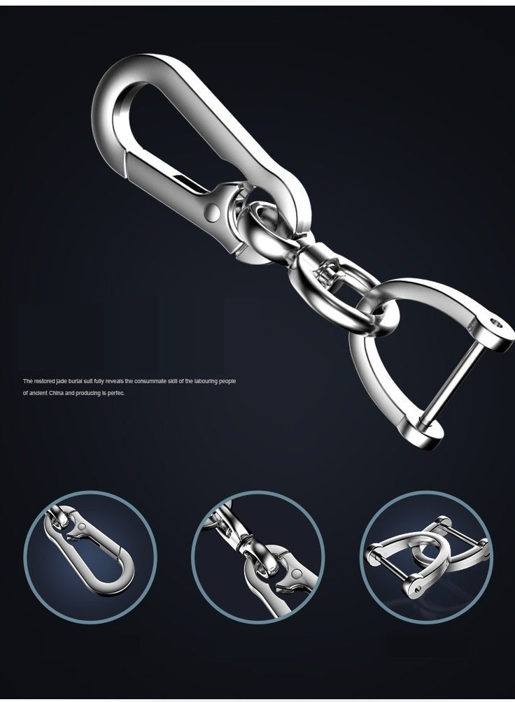 Generic Anti-lost Car Keychain with Phone Number Card Keyring Phone Number Plate Key Ring Auto Vehicle Key Chain Accessories  - Image 2