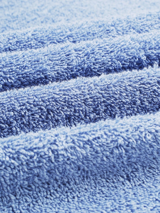 FIELDCREST 8-Piece Plain Towel Pack Of Wash Cloth 33X33Cm 500 Gsm City Blue - Image 3