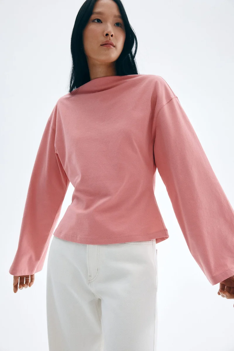 H&M Boat-neck cotton top