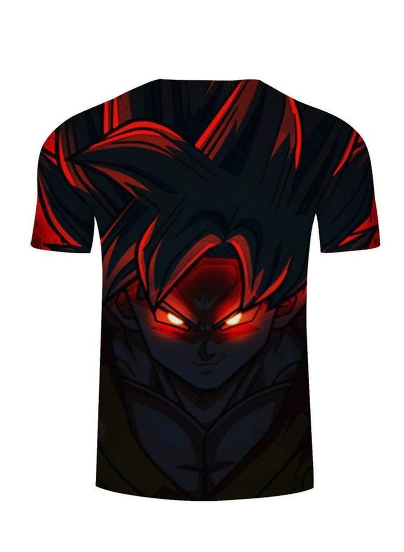 تي شيرت Anime Dragon Ball ثلاثي الأبعاد بطباعة رقمية قابلة للتنفس - Image 2