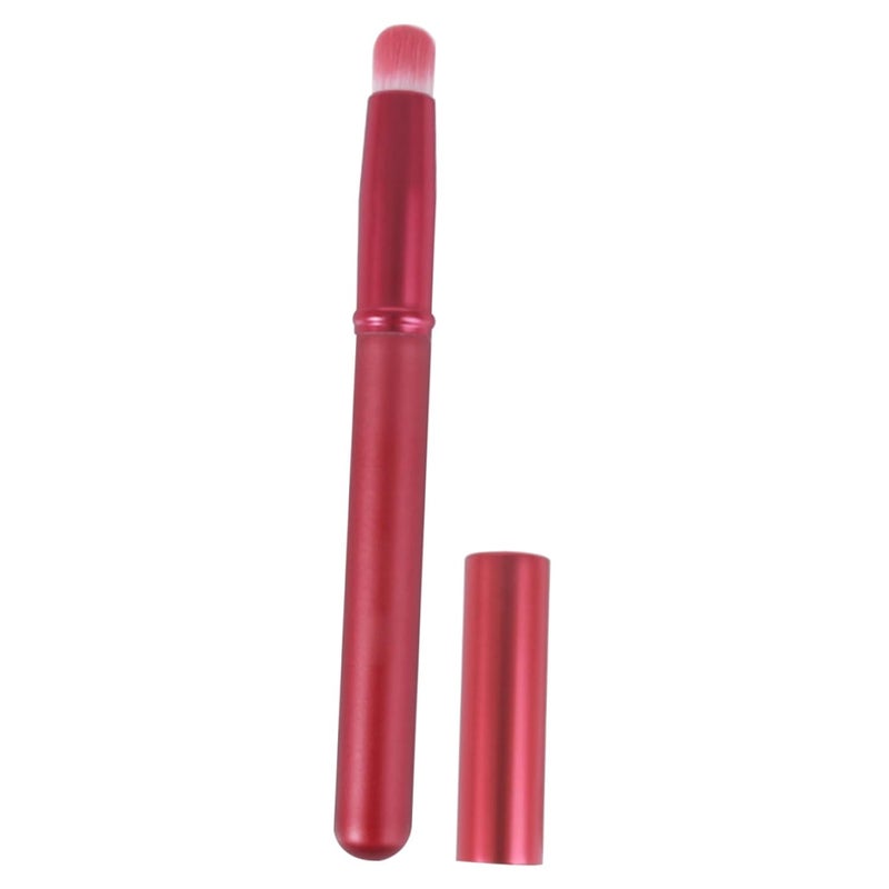 GALPADA Retractable Lip Brush with Cap round Head Lipstick Applicator Lightweight Portable Lip Gloss Brush for Women Professional - Image 1