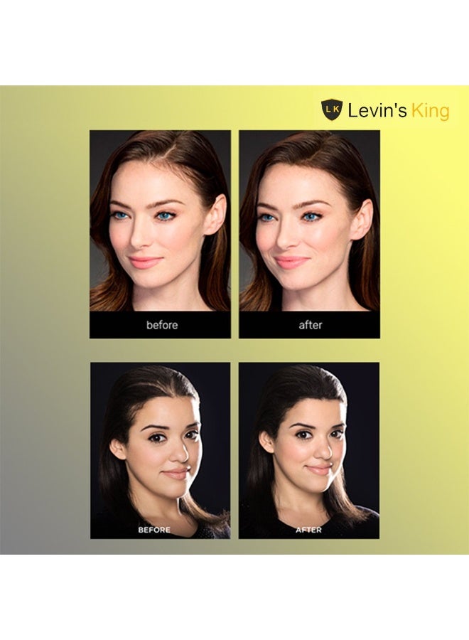 Levins King Hair Building Fiber, Hair concealer Refill Pack Use For Caboki, Toppik, Looks 21 etc.Black Color Total 25g+25g Gram Pack of 2 - Image 4
