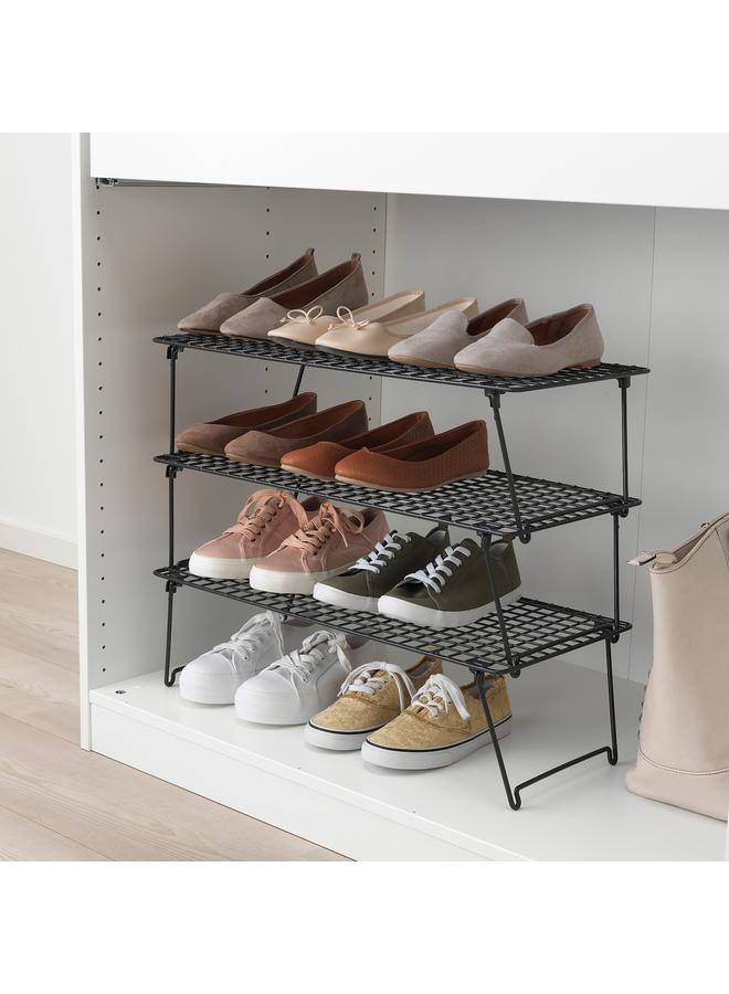 Green Tiger Shoe rack, grey, 58x27x17 cm - Image 5