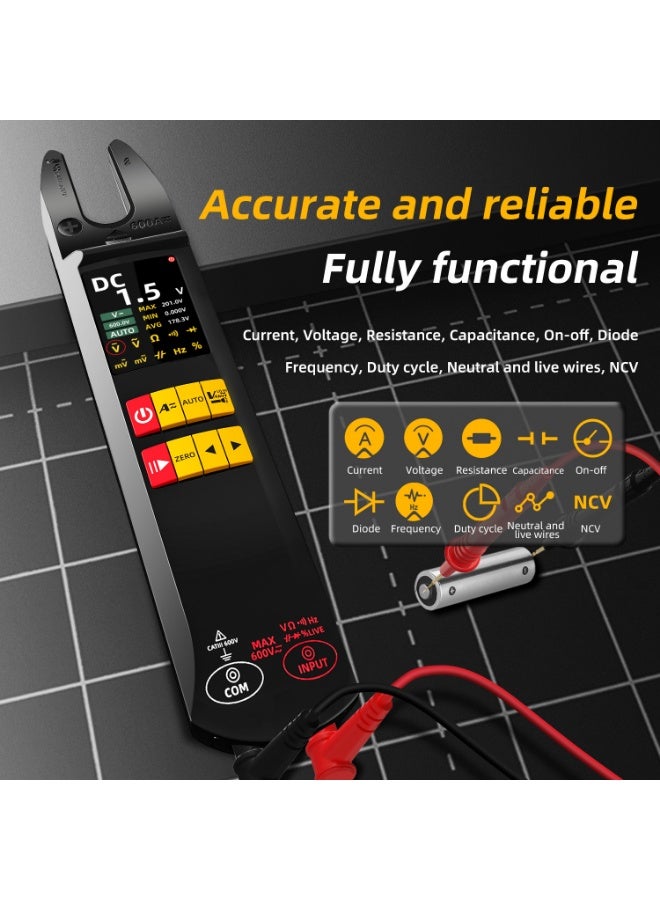 BSIDE U5 Smart Clamp Multimeter 600A AC/DC, True RMS Digital Clamp Meter with LCD Display, Auto Range, Type-C Rechargeable - Image 3