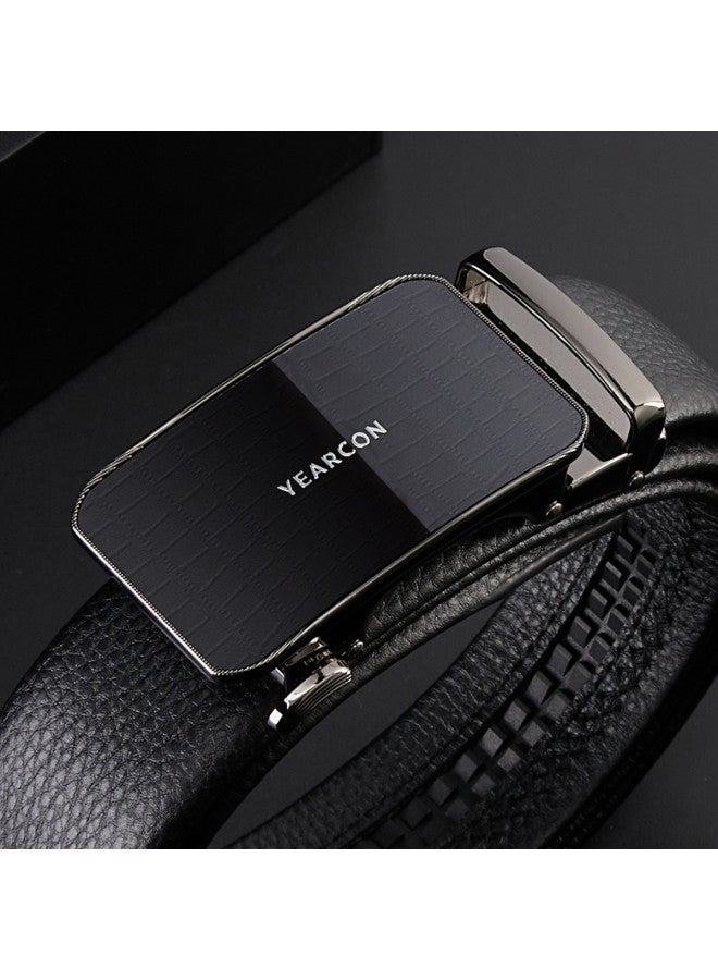YEARCON حزام رجال الأعمال بتصميم غير رسمي】حزام موضة للرجال مع مشبك تلقائي هدية متعددة الاستخدامات للصديق - Image 2