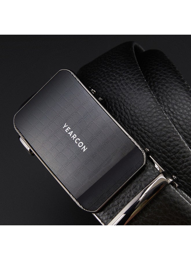 YEARCON حزام رجال الأعمال بتصميم غير رسمي】حزام موضة للرجال مع مشبك تلقائي هدية متعددة الاستخدامات للصديق - Image 5