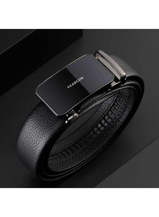 YEARCON حزام رجال الأعمال بتصميم غير رسمي】حزام موضة للرجال مع مشبك تلقائي هدية متعددة الاستخدامات للصديق - Image 4