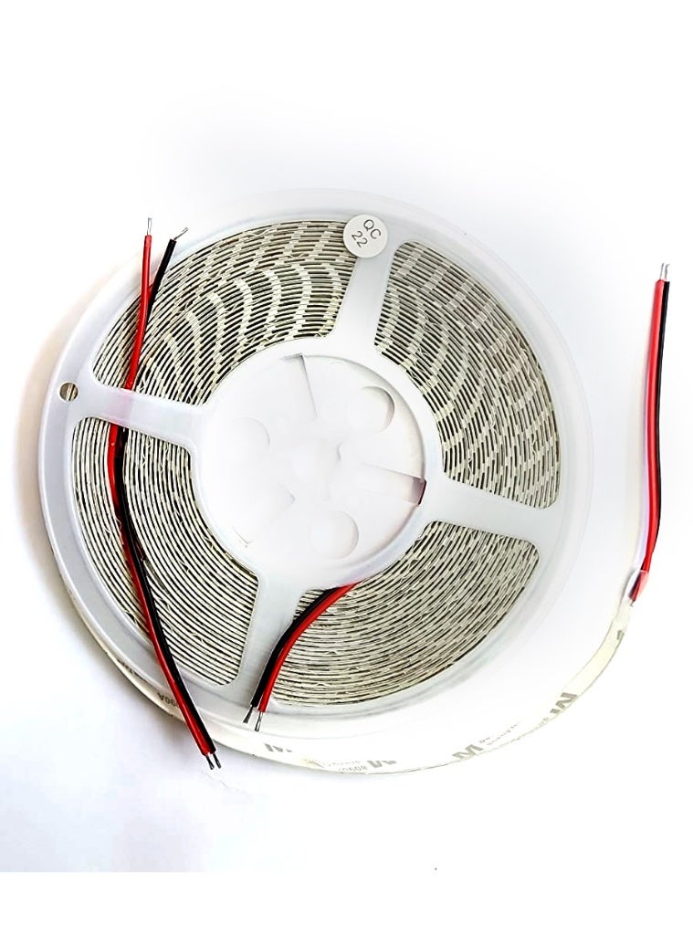 شريط إضاءة LED مرن عالي الجودة بطول 10 أمتار، يعمل بجهد 12 فولت، ويحتوي على 120 مصباح LED لكل متر، ودرجة حرارة لون بيضاء 6500 كلفن.(شريط إضاءة LED فقط، بدون وحدة تحكم LED) - Image 3