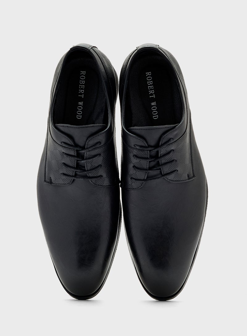 Robert Wood Textured Formal Lace Up  - Image 4