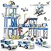 INRATELL City Police Station Toy Building Set 890 Pieces Helicopter Police Car and Truck Patrol Boat Coast Guard Headquarter Toy Ideal Creative Roleplay Gift for Kids Boys and Girls Ages 614 - Image 2