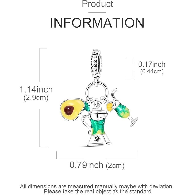 Hapour 925 Sterling Silber Charms Fit fr Charm Armbnder Anhnger Bead, Armband & Halskette Schmuck Bead Geschenke fr Frauen - Image 4