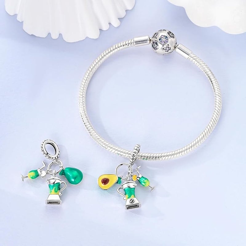 Hapour 925 Sterling Silber Charms Fit fr Charm Armbnder Anhnger Bead, Armband & Halskette Schmuck Bead Geschenke fr Frauen - Image 2