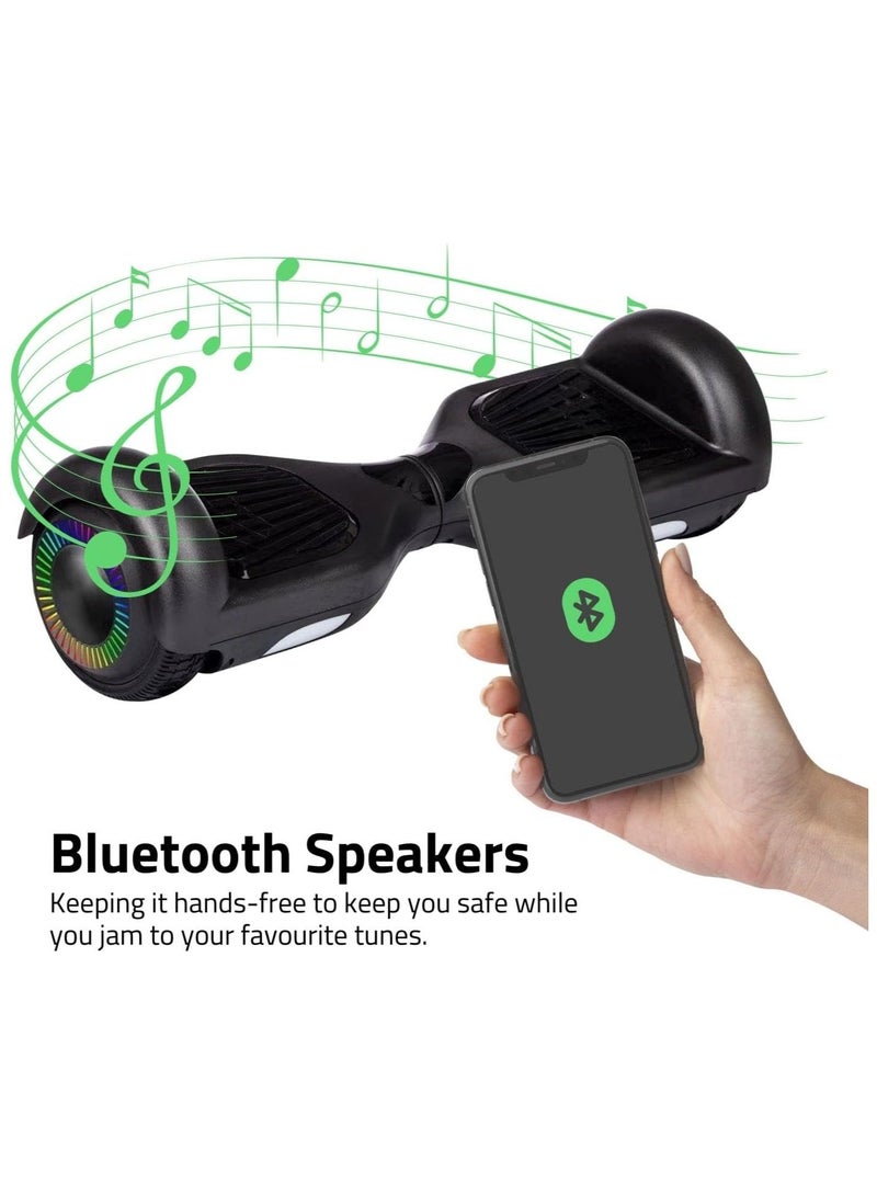 Self Balancing Hoverboard With Built In Bluetooth Speaker And LED Lights Smooth Ride For Kids And Adults.  - Image 3