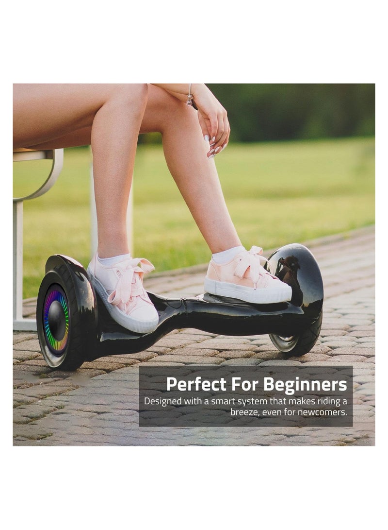 Self Balancing Hoverboard With Built In Bluetooth Speaker And LED Lights Smooth Ride For Kids And Adults.  - Image 2