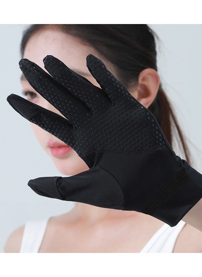 RTYY قفازات نسائية،قفاز سواقة،قلفزات سواقه،قفازات الحماية من الشمس،قفازات صيفية مضادة للانزلاق، مزودة بشاشة لمس كاملة الأصابع، مناسبة للقيادة في الصيف، وركوب السيارات، وصيد الأسماك، ولعب الجولف، والأنشطة الخارجية. - Image 4