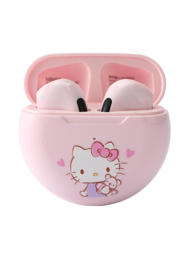 Miniso Hello Kitty Classic Series TWS Earphones  Model: XS66 (Pink) 