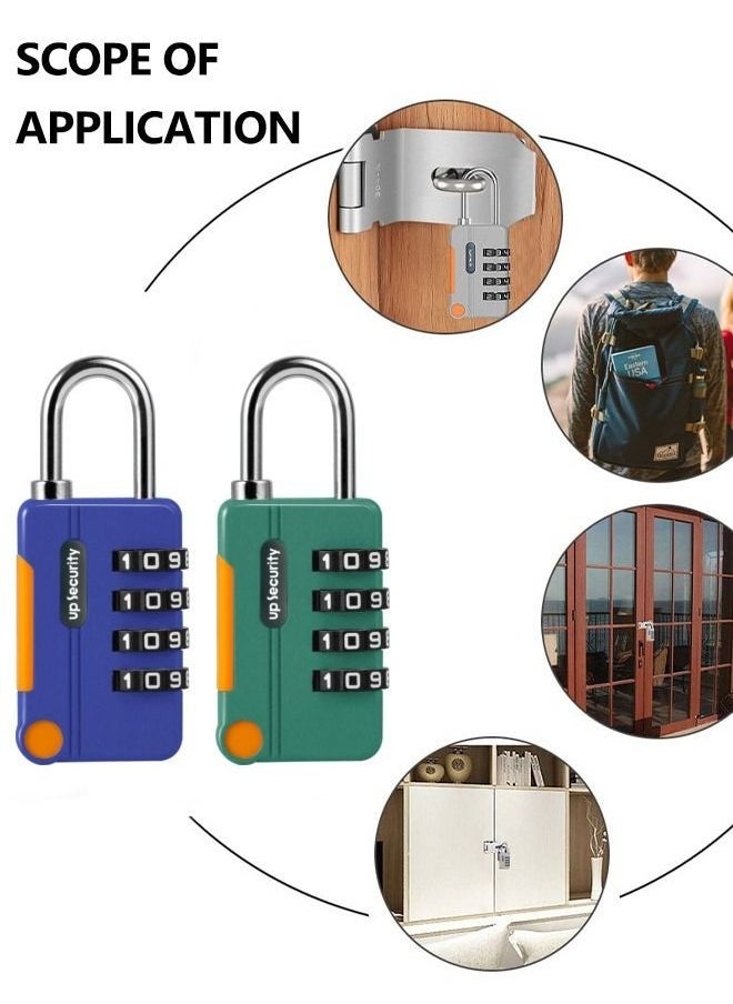 Generic 4 Digit Combination lock - Waterproof Combination Padlock 2 Piece - High Security  - Image 2