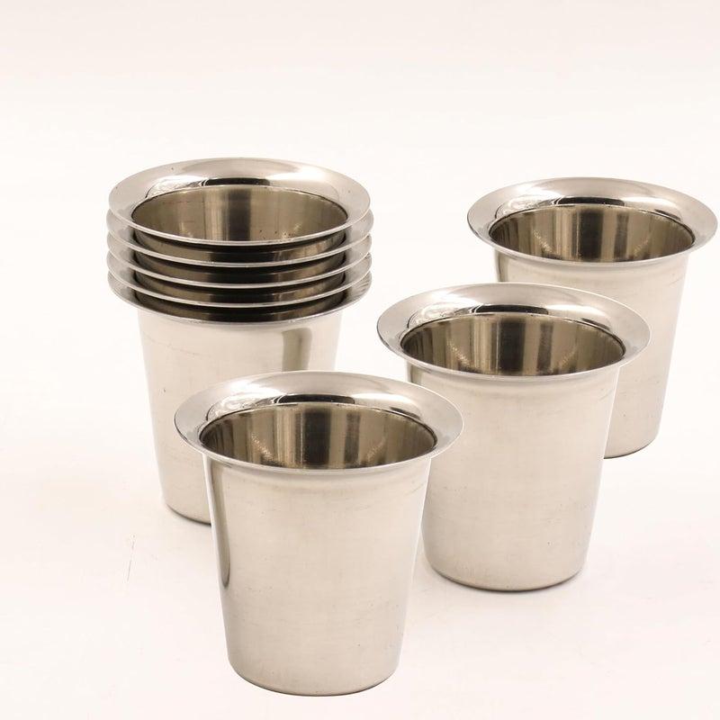 Spillbox Stainless Steel Tumblers Glass Drinkware Stainless Steel Tumbler Set hot or Cold for a Longer time Plain Tumbler Size 1 Pack of 8 - Image 2