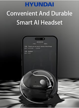 HYUNDAI Smart Real-Time AI Translation Bluetooth Headphones with Recording and Transcription Support - pzsku/Z97098D838E1E08CA8058Z/45/1744686763/d0ed4124-f001-4382-8817-6251c81c853b