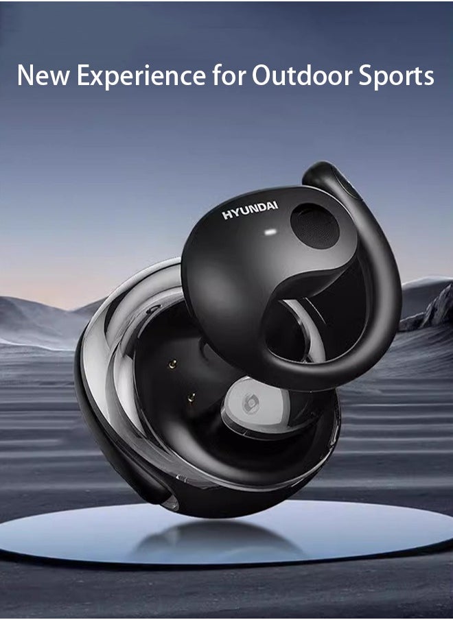 HYUNDAI - HYUNDAI Smart Real-Time AI Translation Bluetooth Headphones with Recording and Transcription Support - Image 1