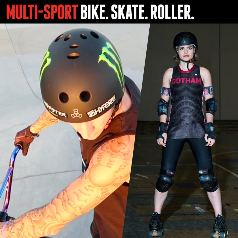 Triple Eight Certified Sweatsaver Helmet for Skateboarding, BMX, Roller Derby, Roller Skating, Inline Skating, Scooter and Bike - Image 4