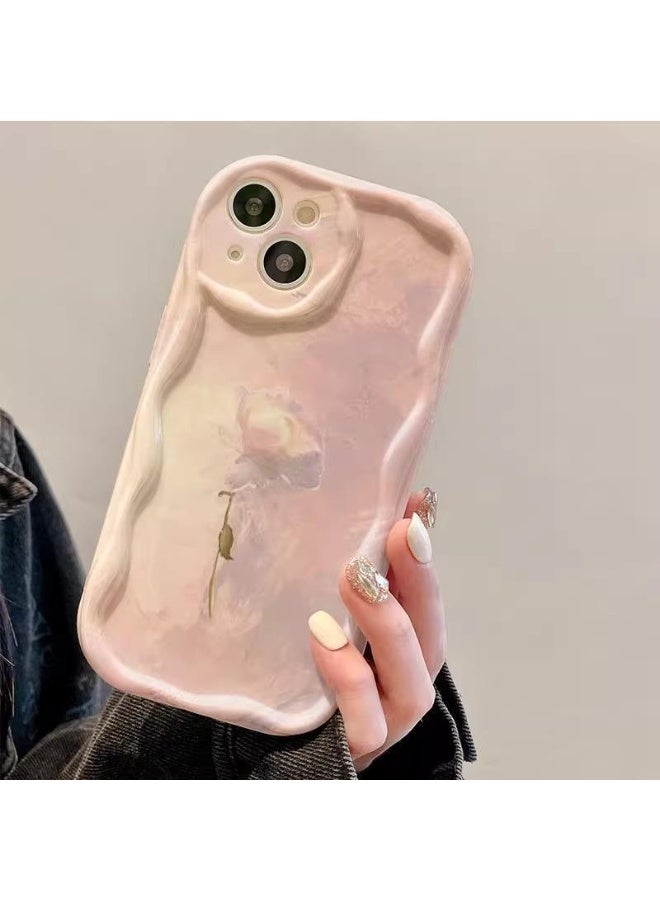 NIBEMINENT Protective TPU Case Cover For iPhone 16, Blush Rose - Image 2