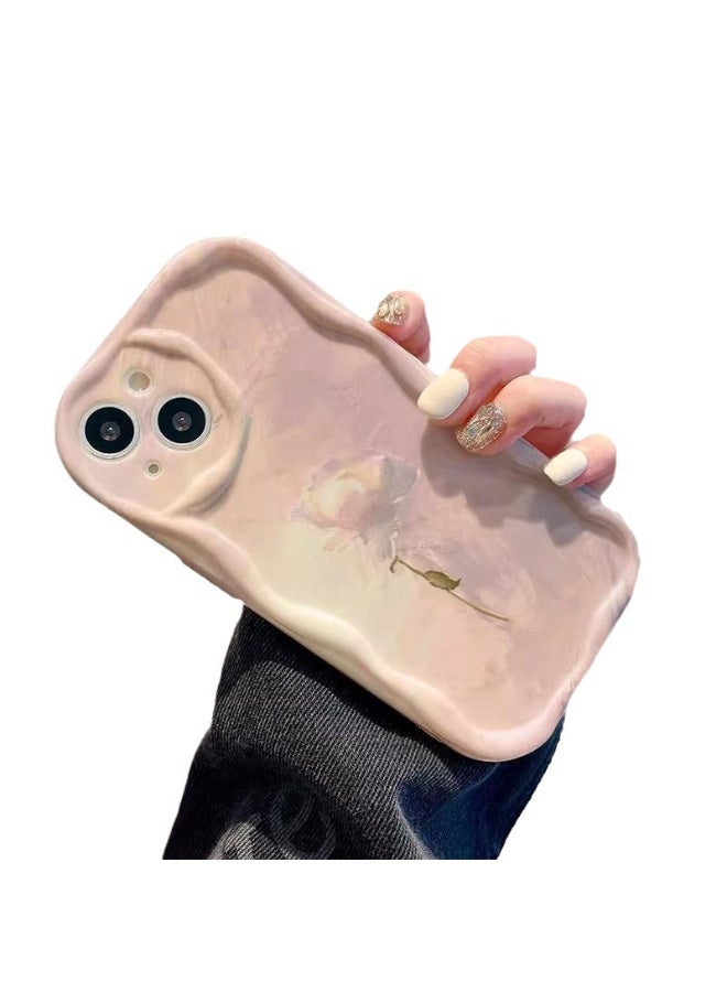 NIBEMINENT Protective TPU Case Cover For iPhone 16, Blush Rose - Image 3